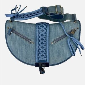 Dior Admit It denim saddle bag